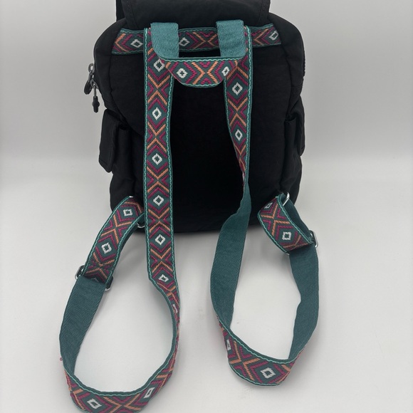 Kipling Black Backpack with Silver Logo - Picture 5 of 12